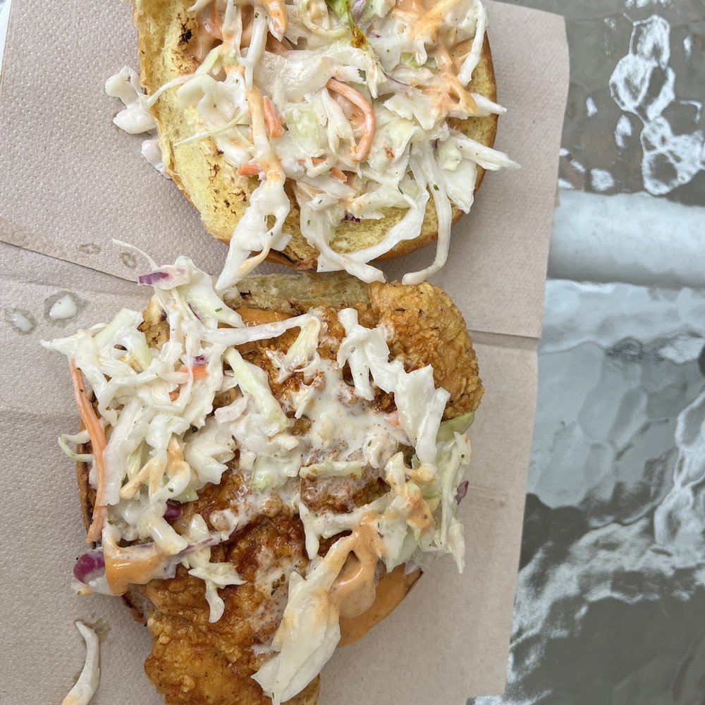 Forefeathers Chicken Madness - Nashville Hot Chicken sandwich - Halal Near Me - Lake George, New York Forefeathers Chicken Madness - Nashville Hot Chicken sandwich - Halal Near Me - Lake George, New York
