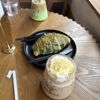 Haraz Coffee House - Banana latte, Pistachio Latte, pistachio croissant - Coffee & Tea Near Me - Minneapolis, Minnesota Haraz Coffee House - Banana latte, Pistachio Latte, pistachio croissant - Coffee & Tea Near Me - Minneapolis, Minnesota