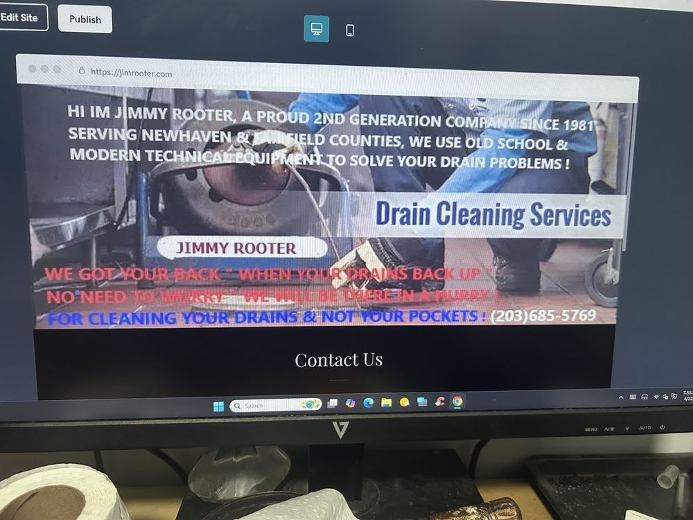 Slide of Jimmy Rooter Sewer & Drain