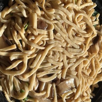Pearl East - Longevity noodles with shiitake mushrooms and chicken - Dim Sum Near Me - Manhasset, New York Pearl East - Longevity noodles with shiitake mushrooms and chicken - Dim Sum Near Me - Manhasset, New York