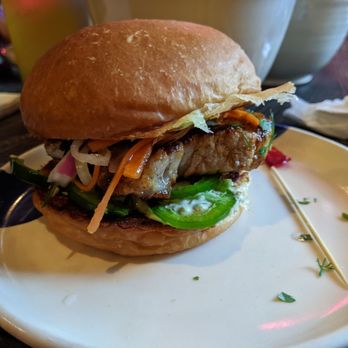 Queeny's - Pork sandwich - Burgers Near Me - Durham, North Carolina Queeny's - Pork sandwich - Burgers Near Me - Durham, North Carolina