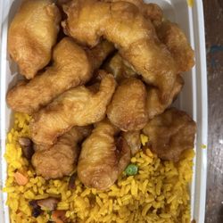 China Cafe - sweet & sour chicken. my favorite.