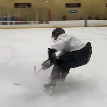 Ice in Paradise - Action shot of my hockey player :) - Skating Rinks Near Me - Goleta, California