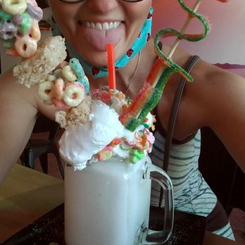 Black Rock Dessert - SO stoked to try this eye catching shake - Desserts Near Me - Reno, Nevada Black Rock Dessert - SO stoked to try this eye catching shake - Desserts Near Me - Reno, Nevada
