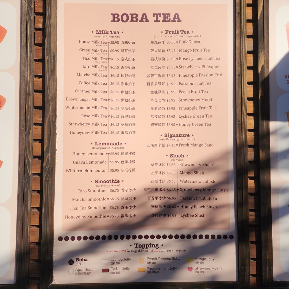 Tea Heart - Menu @purplieeats - Shaved Snow Near Me - Pleasanton, California Tea Heart - Menu @purplieeats - Shaved Snow Near Me - Pleasanton, California