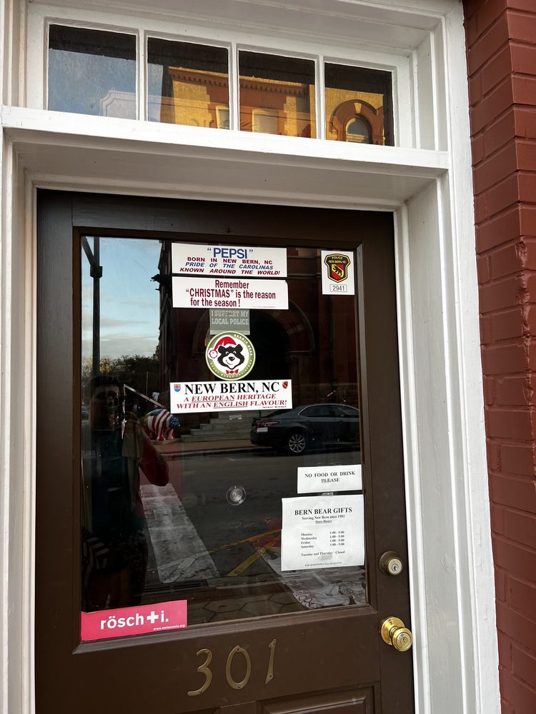 BERN BEAR GIFTS Updated September 2024 301 Pollock St, New Bern