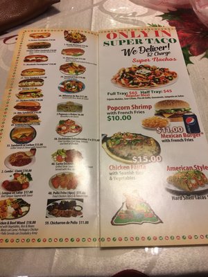 Menu photo 2 Super Taco Brentwood, NY Menu photo 2 Super Taco Brentwood, NY