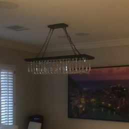 Light fixture update. Light fixture update.