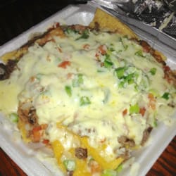 Camelia's Mexican Grill - Carne Asada Nachos (not on the menu. We had to ask them to add carne asada for extra $$)