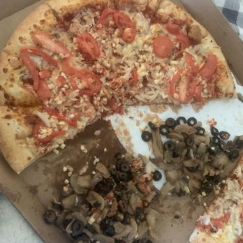 Marco's Pizza - Wrong order again.. left to pick off olives and mushrooms - Pizza Near Me - Wilson, North Carolina