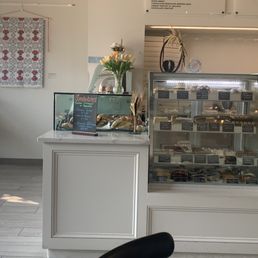 Nice display case full of great treats.