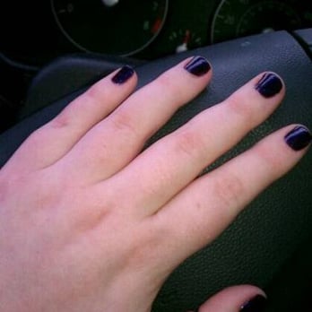 Tanning & Nails Salon - My pretty plum purple nails...before they chipped the next friggin day. - Tanning Near Me - Torrington, Connecticut