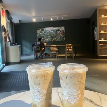 Starbucks - Iced apple crisp oat milk shaken espresso - Coffee & Tea Near Me - New York, New York