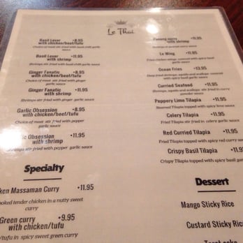 Le Thai Cuisine - Thai Near Me - Lorton, Virginia