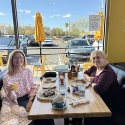 Susan and I having brunch Susan and I having brunch