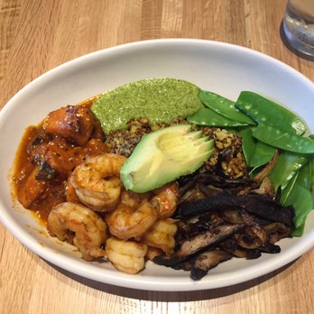 True Food Kitchen - Ancient grains bowl with shrimp. - Vegetarian Near Me - Naples, Florida True Food Kitchen - Ancient grains bowl with shrimp. - Vegetarian Near Me - Naples, Florida