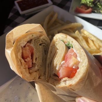 Caspian Restaurant - Chicken 16. Gyros Wrap - Mediterranean Near Me - Mountain View, California Caspian Restaurant - Chicken 16. Gyros Wrap - Mediterranean Near Me - Mountain View, California