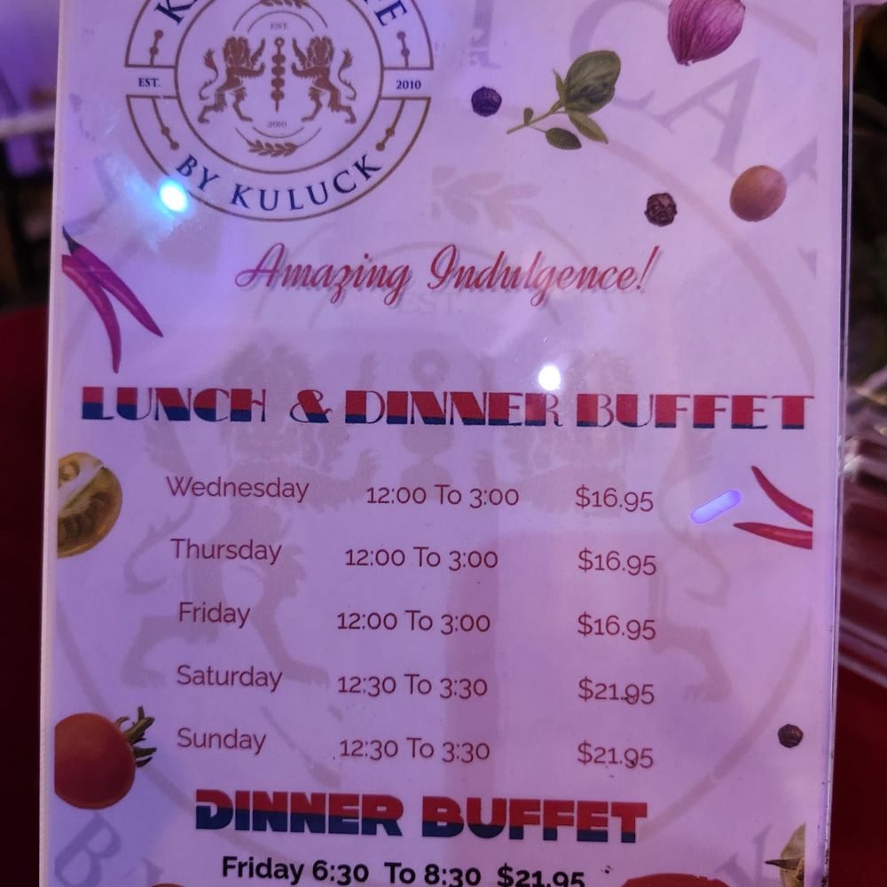 Kababi Cafe By Kuluck - Buffet details - Persian/Iranian Near Me - Sunrise, Florida