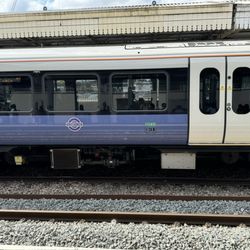 Hounslow Central Underground Station - What you see when in the open, the under carriage