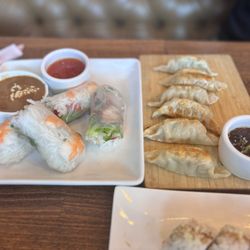 Saida Sushi And Noodle House - Springy Roll, Gyoza
