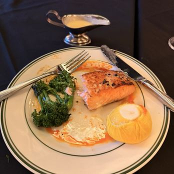 Billy's Tap Room & Grill - Salmon and broccolini split - Seafood Near Me - Ormond Beach, Florida Billy's Tap Room & Grill - Salmon and broccolini split - Seafood Near Me - Ormond Beach, Florida