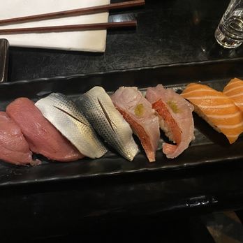 Kaito Sushi - Toro, kohada, kinmedai and sake - Sushi Bars Near Me - Encinitas, California