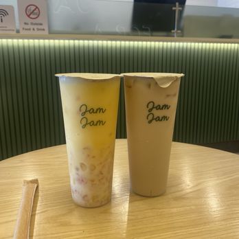 Jam Jam Tea Lab - Coconut Mango Pomelo Coffee Coconut - Bubble Tea Near Me - Irvine, California