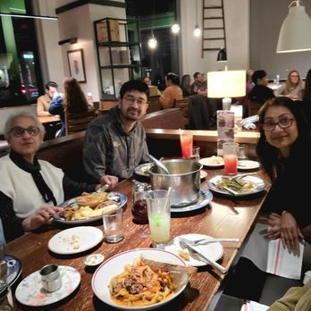 MoCo's Founding Farmers - Rock fish, fried chicken & waffle, shrimp linguini. - New American Near Me - Potomac, Maryland