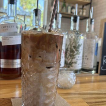 The Lodge Bar & Patio - Iced soy latte. (-: - Coffee & Tea Near Me - Reno, Nevada The Lodge Bar & Patio - Iced soy latte. (-: - Coffee & Tea Near Me - Reno, Nevada