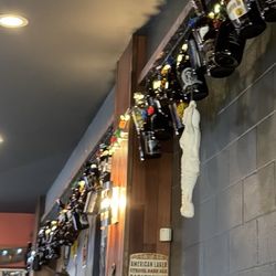 Delta Brews - Growlers along the walls