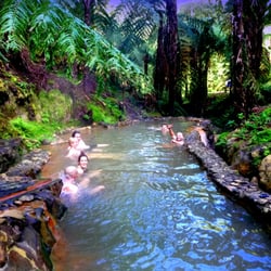 Lagoa de Fogo - Natural hot spring bath at Caldeira Velha