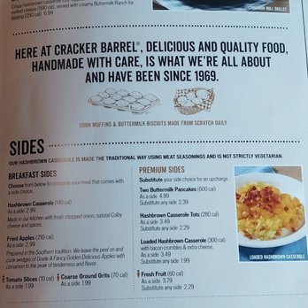 Cracker Barrel Old Country Store - 2025 Menu May - American Near Me - Bryan, Texas Cracker Barrel Old Country Store - 2025 Menu May - American Near Me - Bryan, Texas