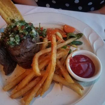 94th Aero Squadron - Churasco steak with veggies and fries. Ordered medium rare. - New American Near Me - Miami, Florida