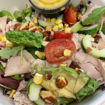 Flower Child - Turkey & Avocado Cobb - Salad Near Me - Charlotte, North Carolina Flower Child - Turkey & Avocado Cobb - Salad Near Me - Charlotte, North Carolina