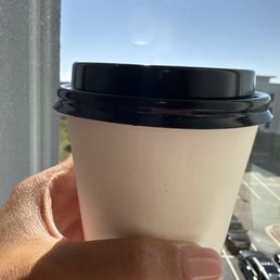 Ube decaf latte Ube decaf latte
