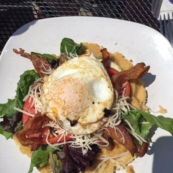Iron Roost - Delicious waffle "sandwich" with egg, lettuce, tomato, and crispy bacon. Served on GF waffle! - Breakfast & Brunch Near Me - Ballston Spa, New York Iron Roost - Delicious waffle "sandwich" with egg, lettuce, tomato, and crispy bacon. Served on GF waffle! - Breakfast & Brunch Near Me - Ballston Spa, New York