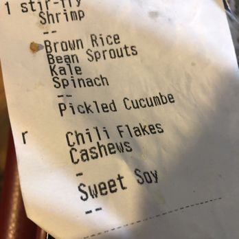 honeygrow - My dish had three of the ingredients I ordered not including the sauce. - Salad Near Me - Brooklyn, New York