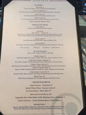 Menu photo 4 5300 Chophouse Miami, FL
