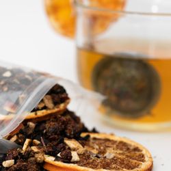 GROWF Herbal Bar + Shop - ORANGE U GLAD tisane herbal tea. Make in-house and packaged, ready for you to take home today!