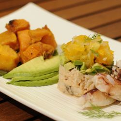 Cuisine For Fitness - Crab Salad with Oven Roasted Kabocha Squash