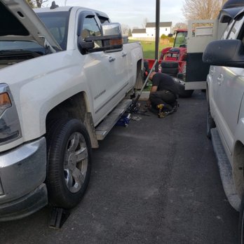 Mobi-Lube - David working hard on a brake and tire job. - Auto Repair Near Me Mobi-Lube - David working hard on a brake and tire job. - Auto Repair Near Me