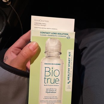 LensCrafters - Contact solution and business card - Eyewear & Opticians Near Me - El Cajon, California