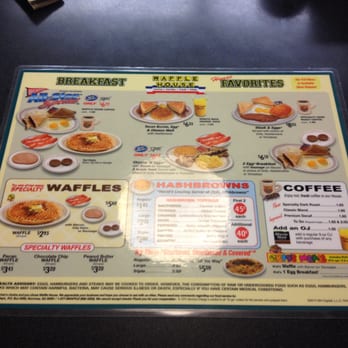 Waffle House - menu - Diners Near Me - Plano, Texas
