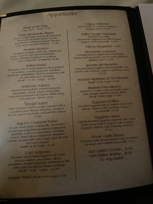 Menu photo 4 Ralph's Pizzeria Nutley, NJ