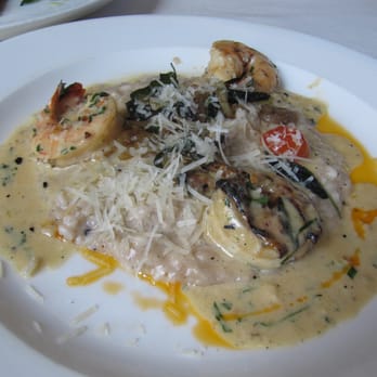 Scampo - RW Sauteed lemon sole w/ lobster crumbs & Lydia's creamed spinach 3/2013 - Italian Near Me - Boston, Massachusetts Scampo - RW Sauteed lemon sole w/ lobster crumbs & Lydia's creamed spinach 3/2013 - Italian Near Me - Boston, Massachusetts