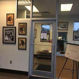 The nice waiting room is through those doors :)