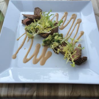 Van Speyk - Beef and avocado starter salad. - Modern European Near Me - Amsterdam, New Hampshire Van Speyk - Beef and avocado starter salad. - Modern European Near Me - Amsterdam, New Hampshire