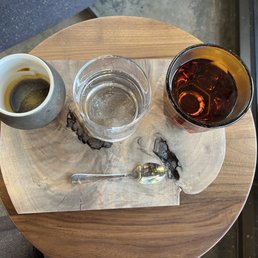 AMAZING espresso. And beautiful presentation. AMAZING espresso. And beautiful presentation.