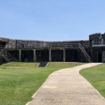 Fort Morgan Beach - The fort at Ft Morgan!! - Beaches Near Me - Gulf Shores, Alabama