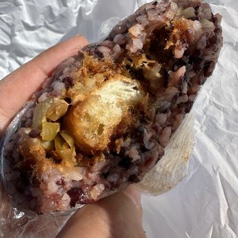 Great Tea - Purple rice burrito - Bubble Tea Near Me - Oakland, California